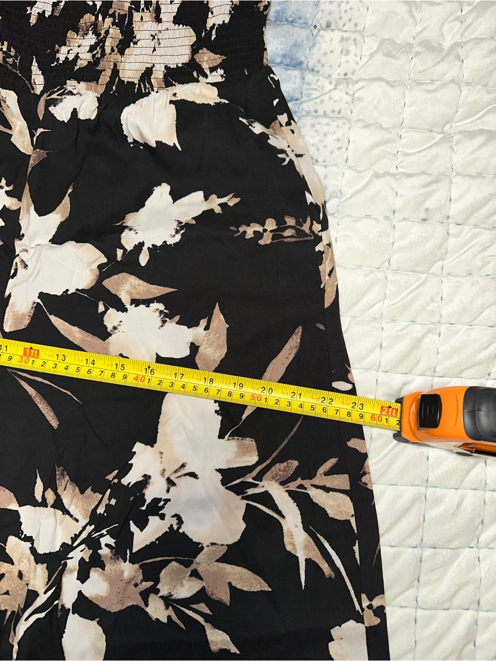 Calvin Klein Black Floral Wide-Leg Sleeveless Jumpsuit - Picture 6 of 8